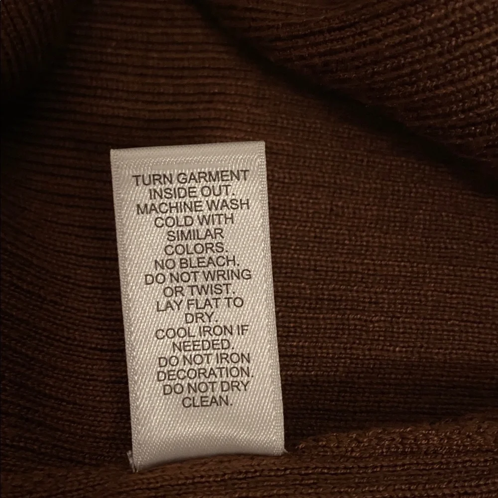 Cato Brown Ruffle Sleeve Top - Picture 9 of 10